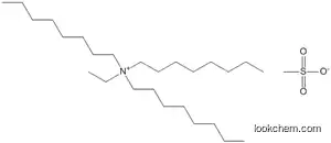 Molecular Structure of 79054-30-1 (1-Octanaminium, N-ethyl-N,N-dioctyl-, methanesulfonate)